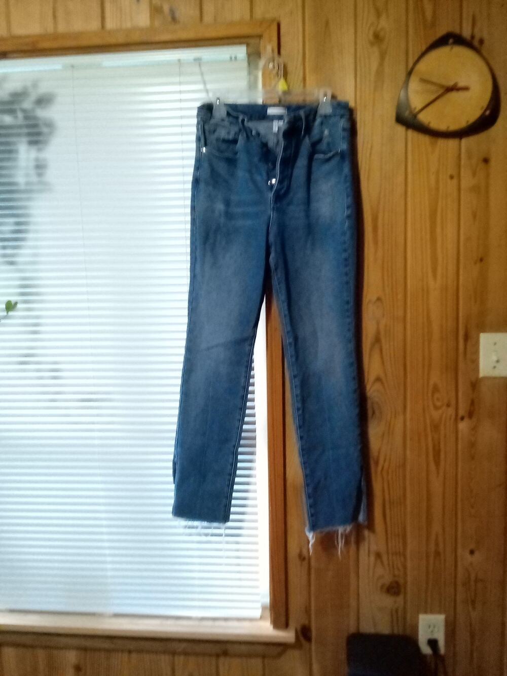 Good American Good Boy Women's Blue Jeans Size 14/32 Button Fly